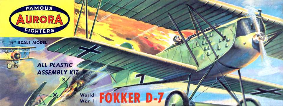 航空機・ヘリコプター FOKKER D-7 AURORA Aurora Fokker D-7